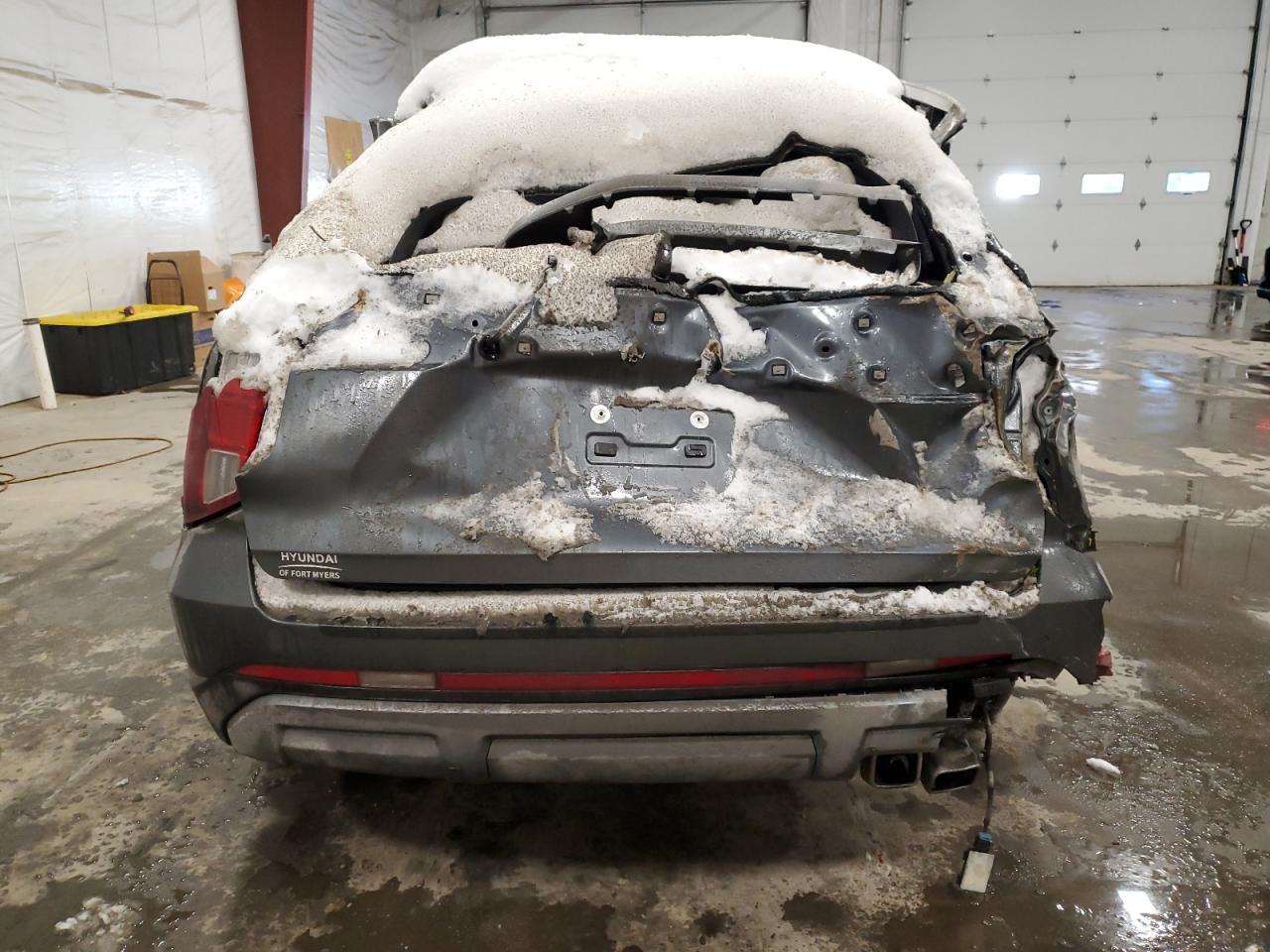 2024 Hyundai Palisade VIN KM8R5DGEXRU776929 Copart auction photo, rollover damage thumbnail 6