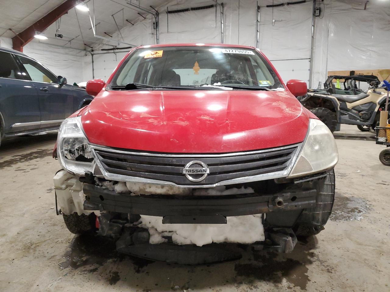 2012 Nissan Versa VIN 3N1BC1CP0CK250076 Copart auction photo, biohazard/chemical / front end damage thumbnail 5