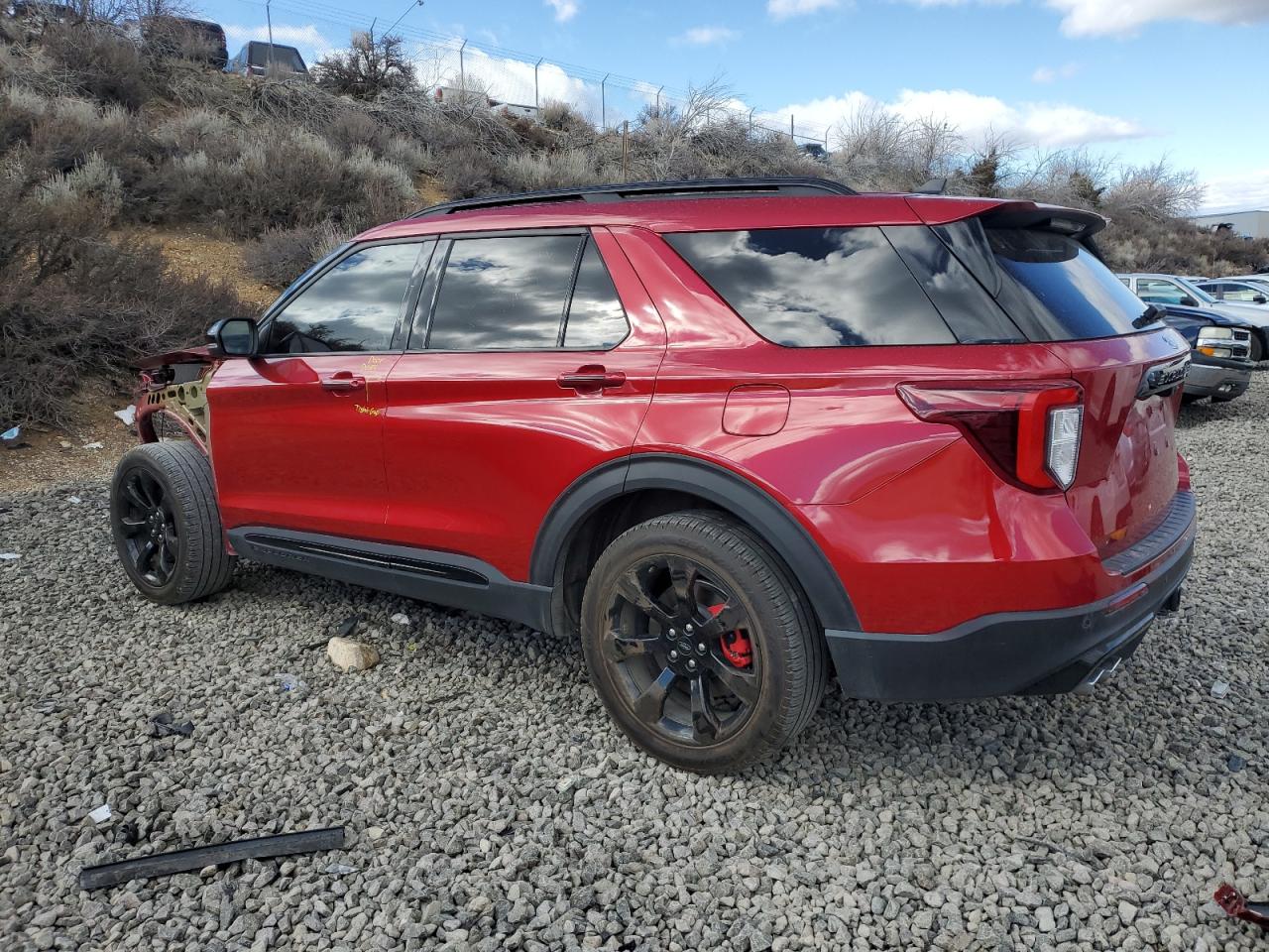 2023 Ford Explorer VIN 1FM5K8GC2PGB04355 Copart auction photo, front end / side damage thumbnail 2