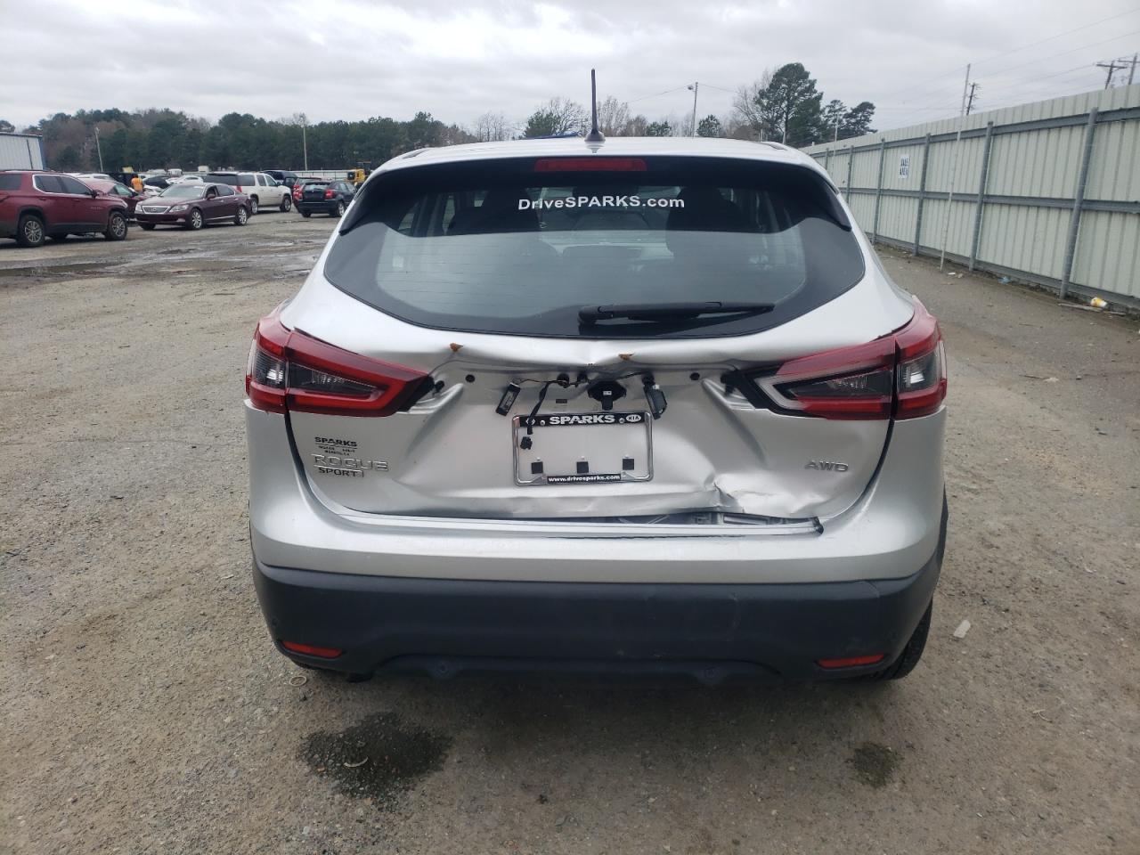 2021 Nissan Rogue VIN JN1BJ1AW4MW661454 Copart auction photo, rear end damage thumbnail 6