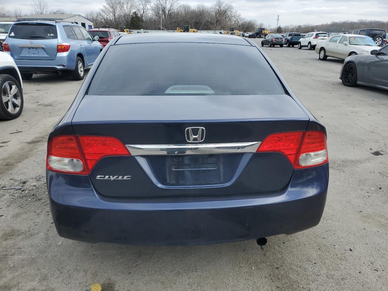 2011 Honda Civic VIN 2HGFA1F52BH517221 Copart auction photo, side damage thumbnail 6