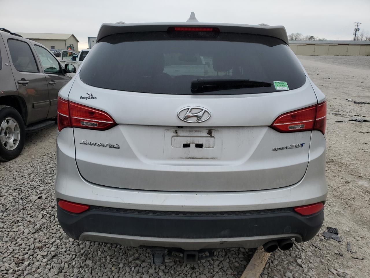 2013 Hyundai Santa Fe VIN 5XYZU3LAXDG089951 Copart auction photo, front end damage thumbnail 6