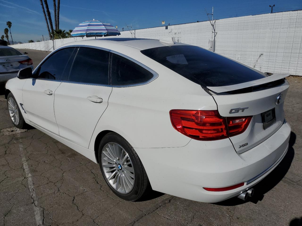 2014 BMW 3er VIN WBA3X5C50ED243155 Copart auction photo, all over damage thumbnail 2
