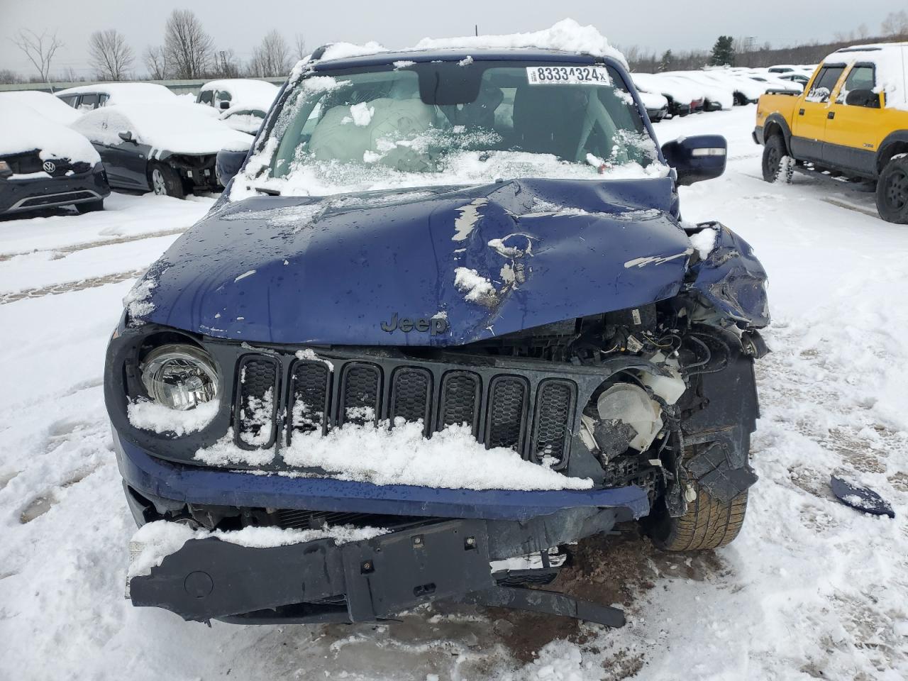 2018 Jeep Renegade VIN ZACCJBBB0JPJ06090 Copart auction photo, front end damage thumbnail 5