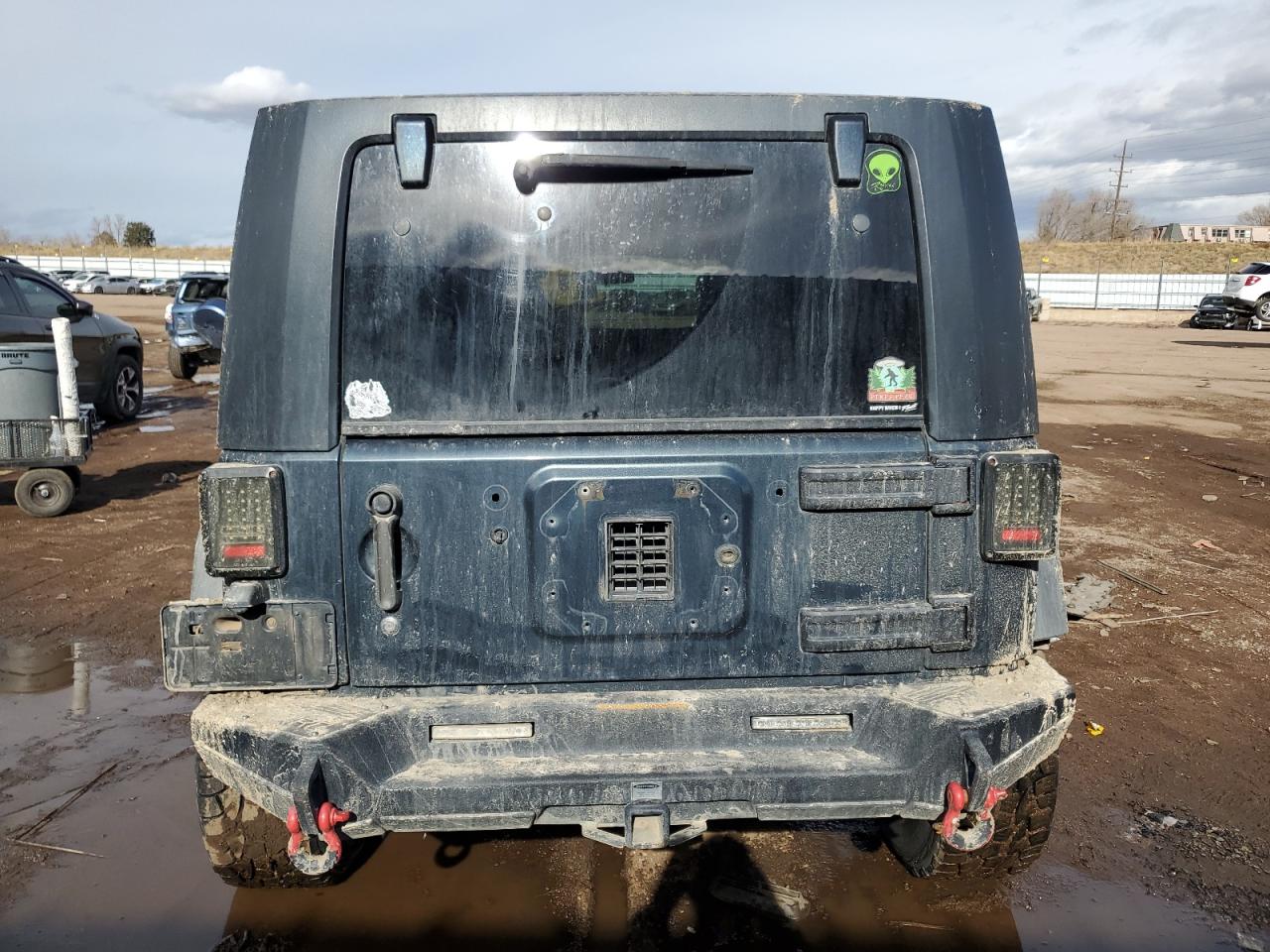 2007 Jeep Wrangler VIN 1J4GA69177L100903 Copart auction photo, undercarriage damage thumbnail 6
