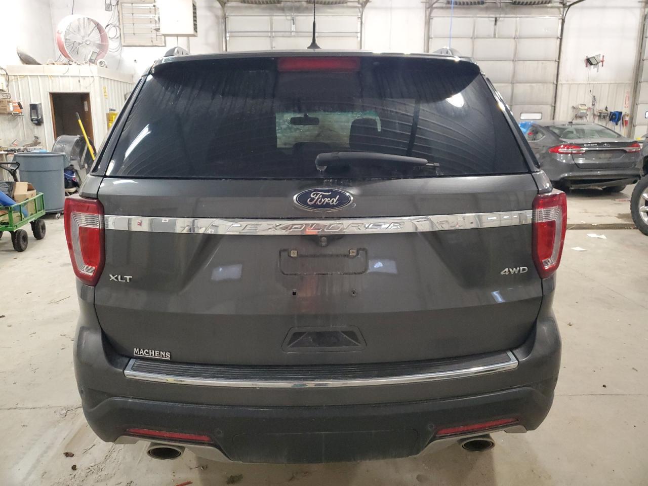 2018 Ford Explorer VIN 1FM5K8D86JGA55331 Copart auction photo, burn - engine / burn damage thumbnail 6