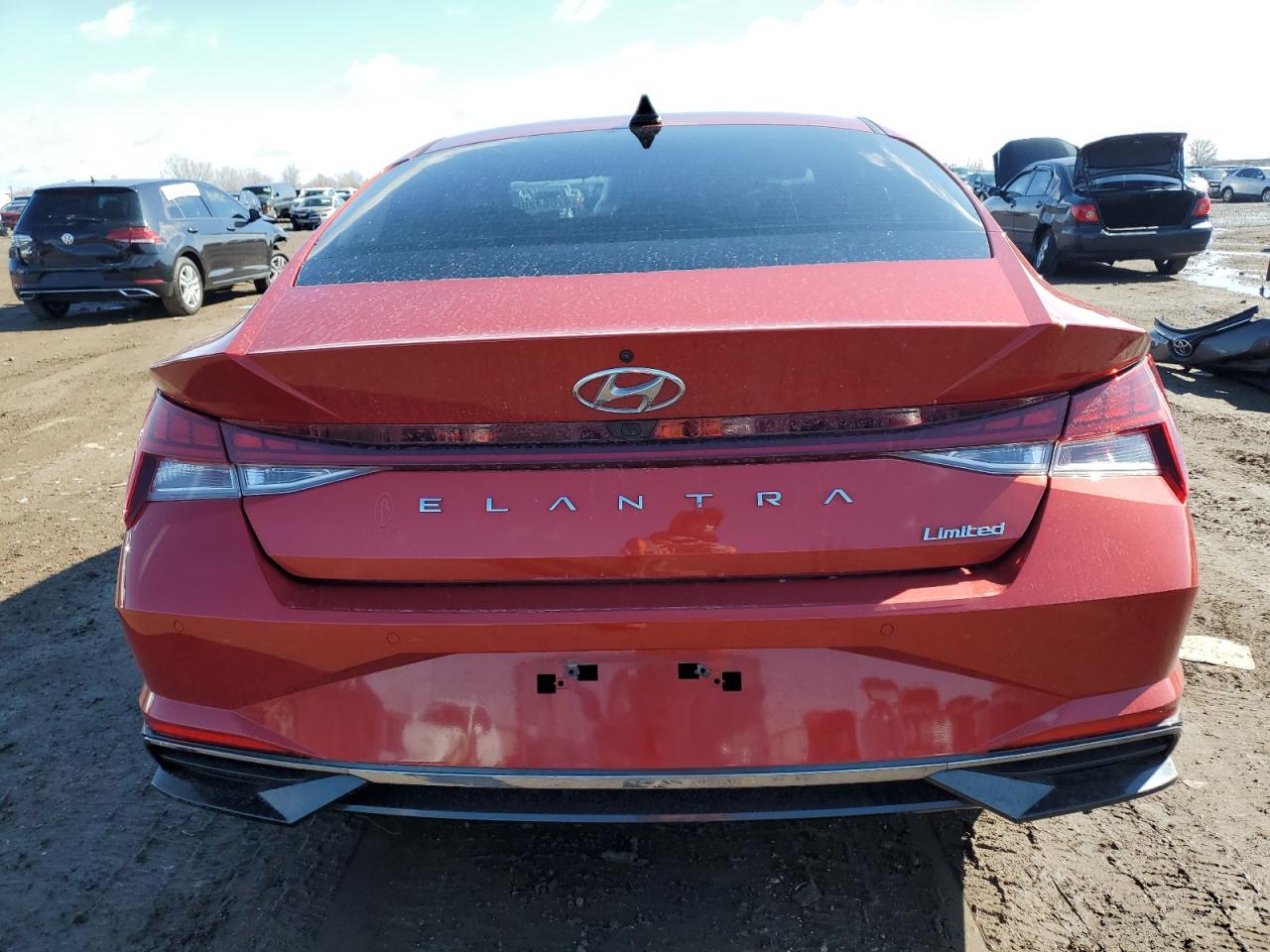 2021 Hyundai Elantra VIN KMHLP4AG8MU120098 Copart auction photo, all over / frame damage damage thumbnail 6