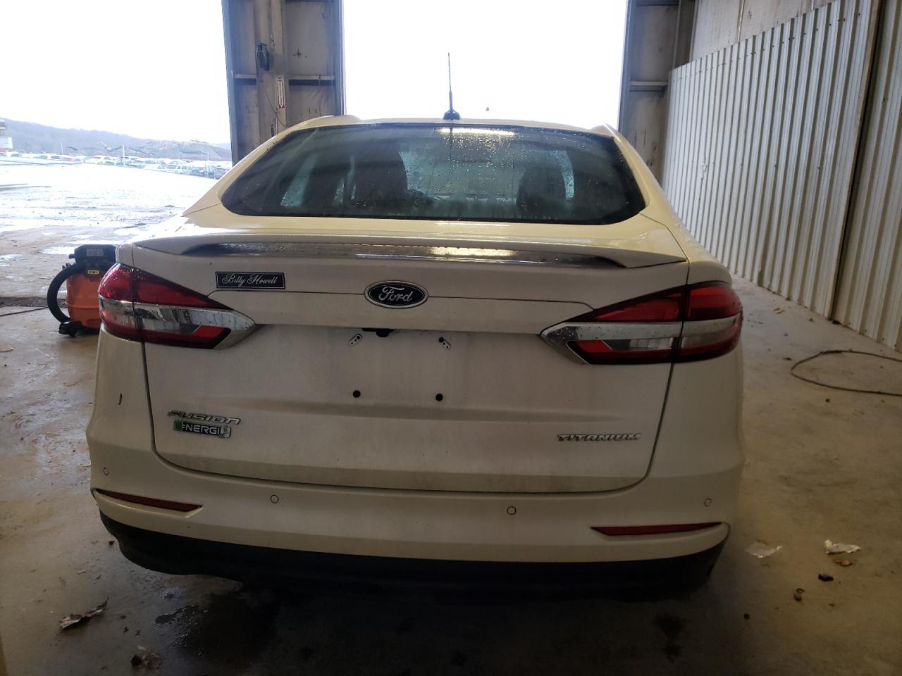 2019 Ford Fusion VIN 3FA6P0SU5KR159675 Copart auction photo, burn damage thumbnail 6