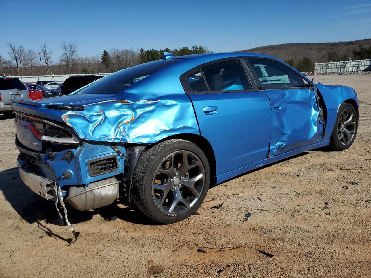 2015 Dodge Charger VIN 2C3CDXHG4FH848421 Copart auction photo, all over / undercarriage damage thumbnail 3