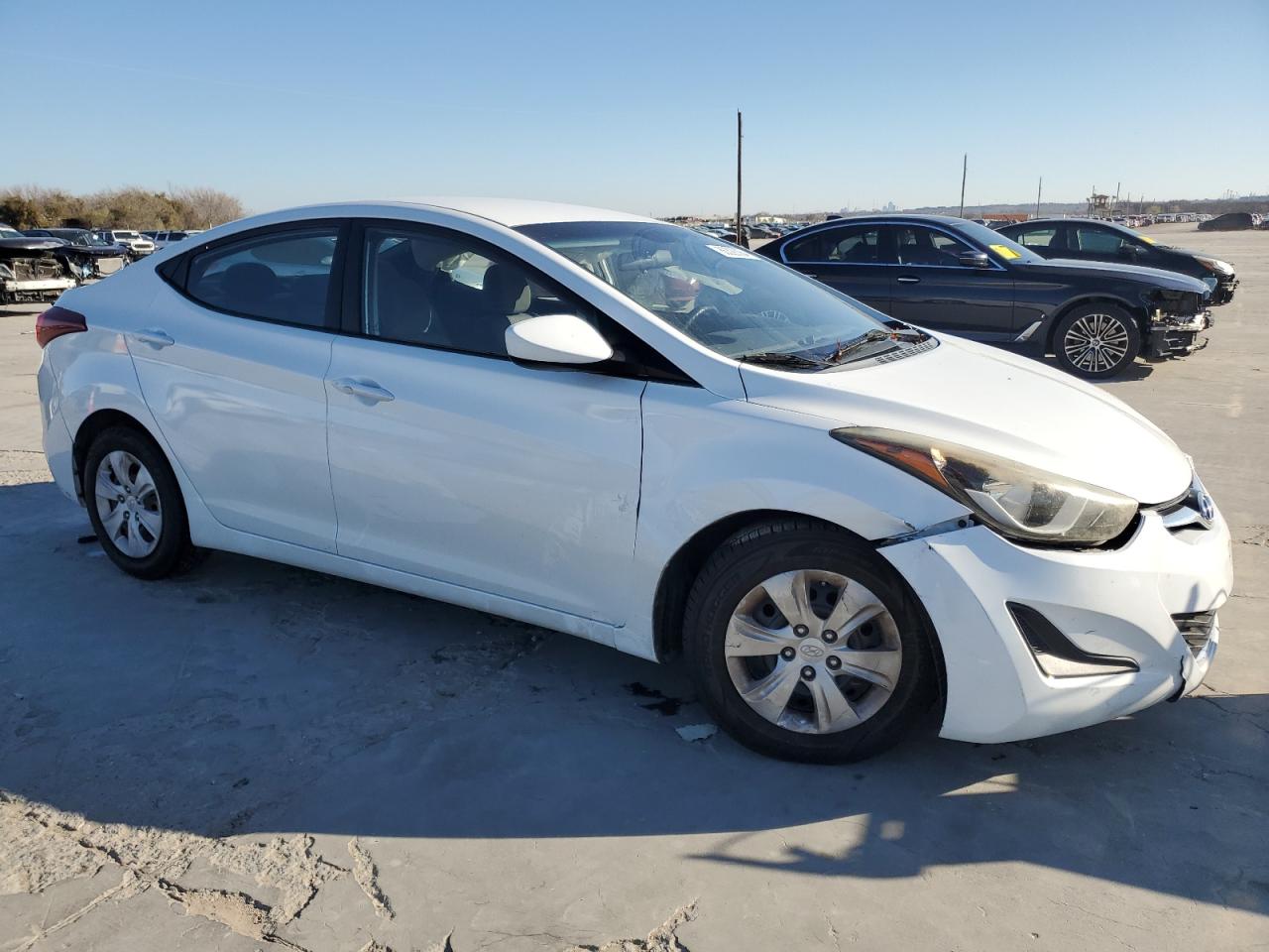 2016 Hyundai Elantra VIN 5NPDH4AE6GH751810 Copart auction photo, all over damage thumbnail 4