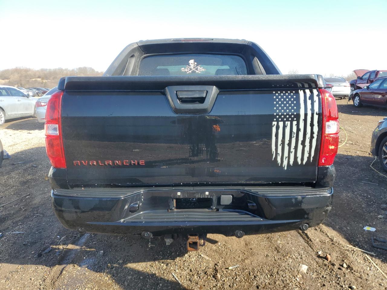 2011 Chevrolet Avalanche VIN 3GNTKFE34BG151846 Copart auction photo, front end / side damage thumbnail 6