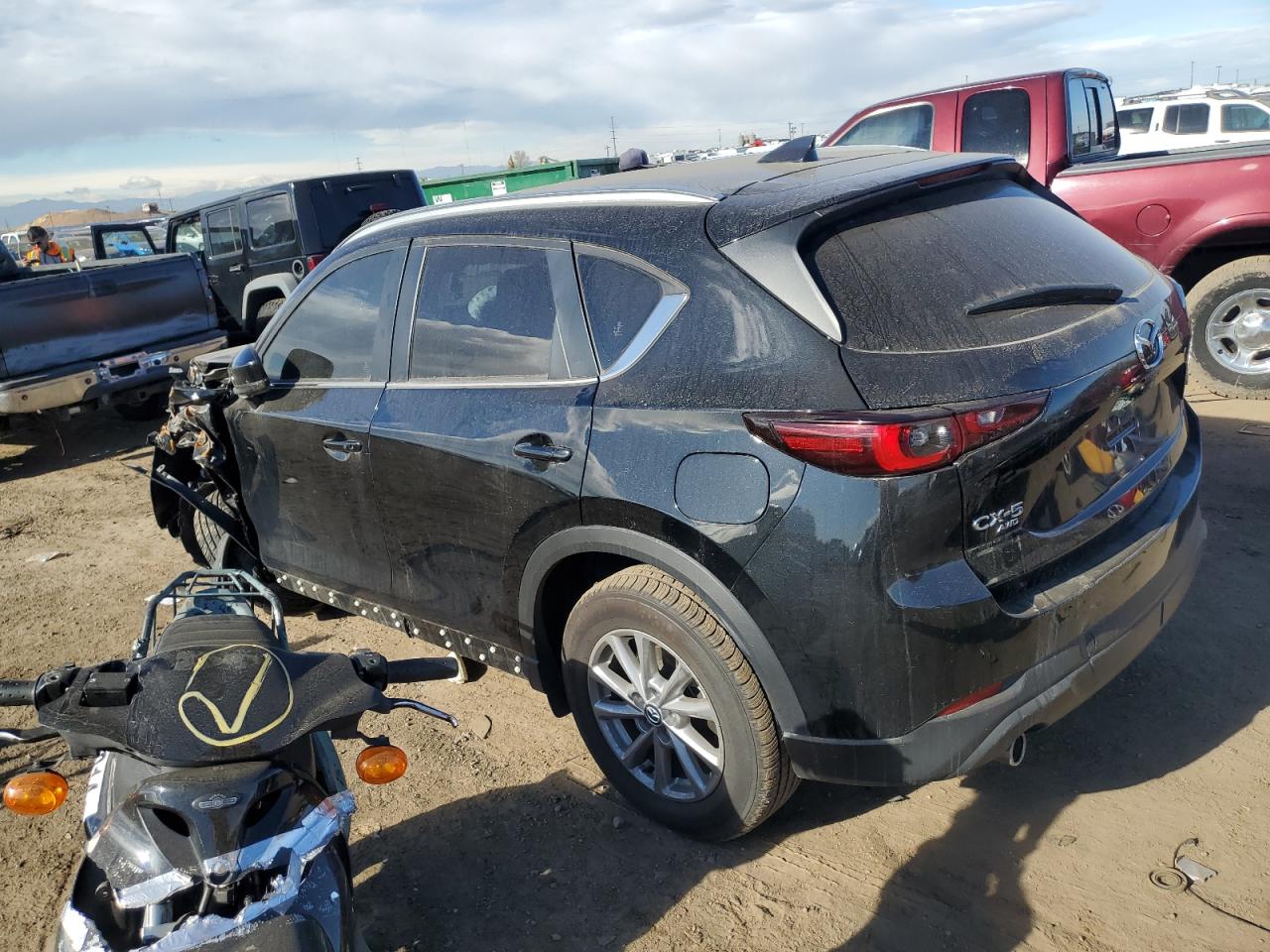 2023 Mazda CX-5 VIN JM3KFBBM7P0191419 Copart auction photo, front end damage thumbnail 2