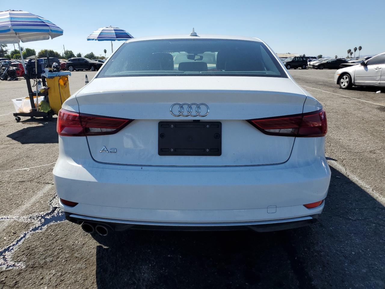 2018 Audi A3 VIN WAUAUGFF0J1090479 Copart auction photo, front end / undercarriage damage thumbnail 6