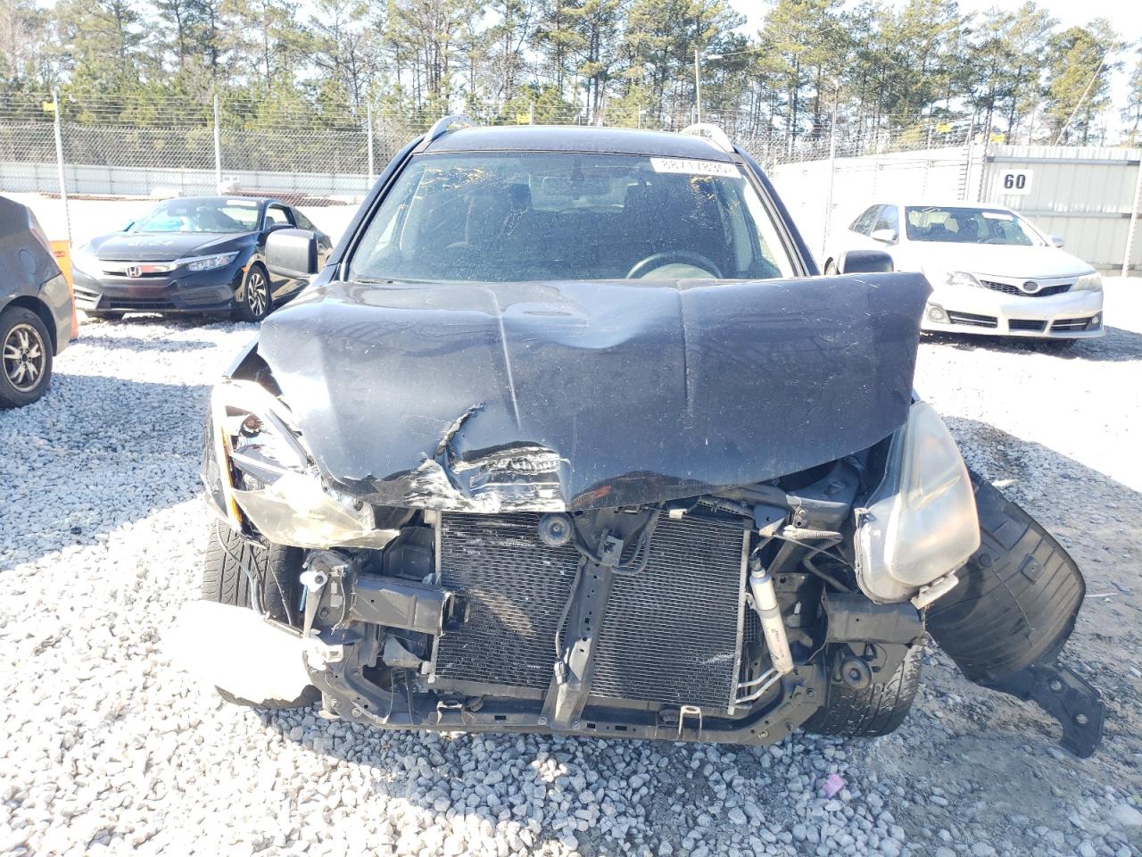 2015 Nissan Rogue VIN JN8AS5MT5FW160501 Copart auction photo, front end / mechanical damage thumbnail 5