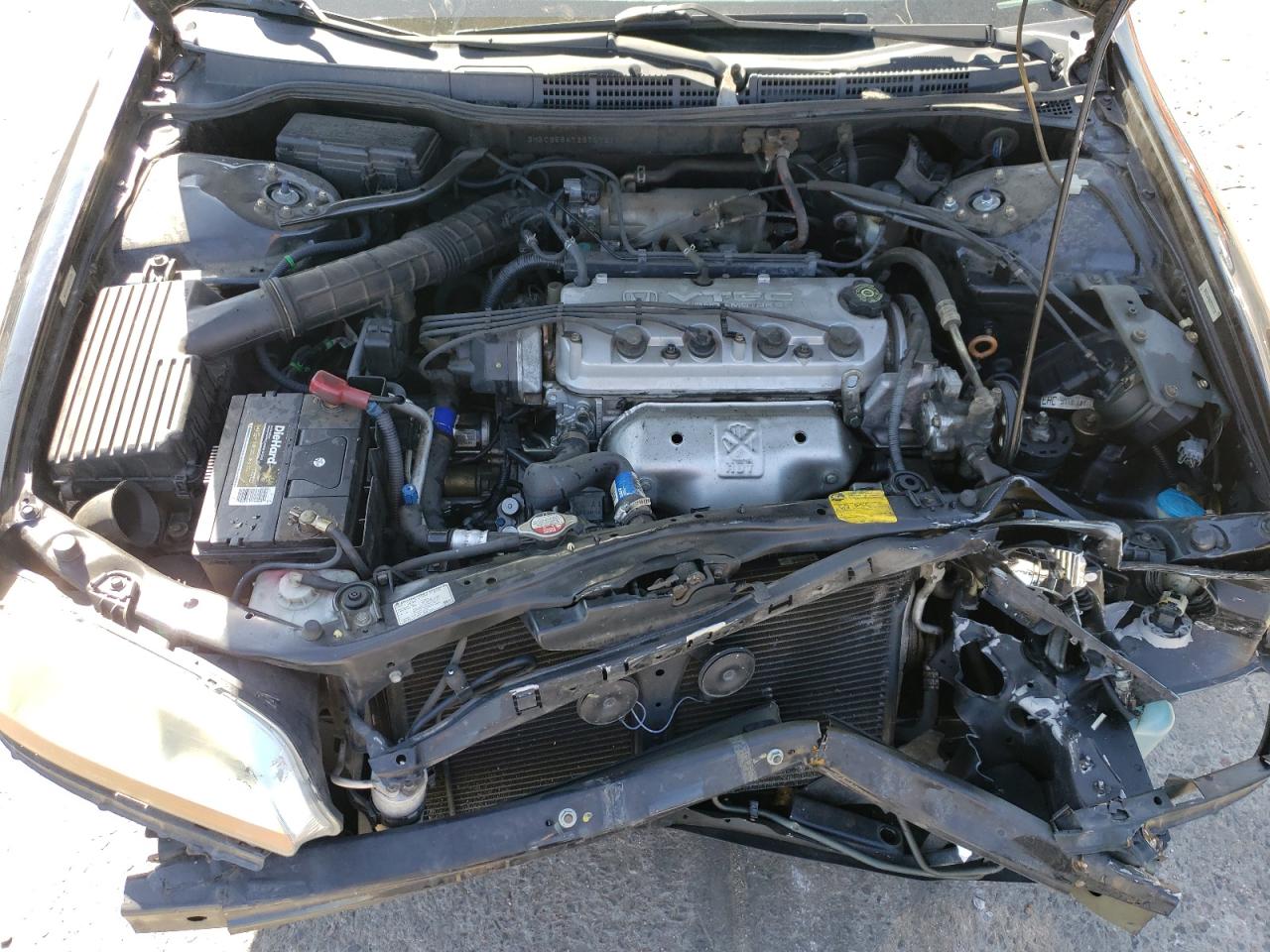 2002 Honda Accord VIN 3HGCG56472G707211 Copart auction photo, front end / side damage thumbnail 12