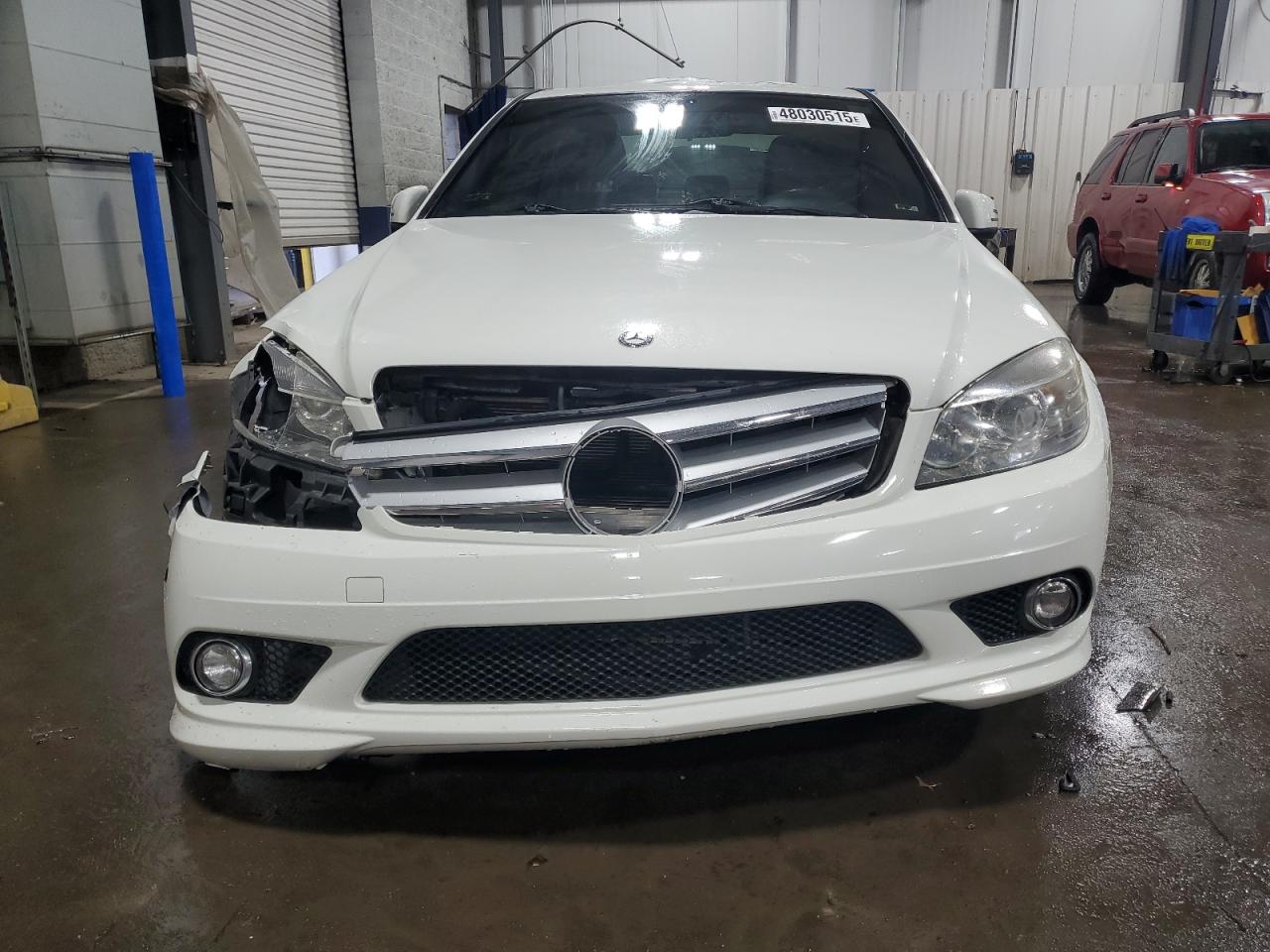2010 Mercedes-Benz C-klasse VIN WDDGF5EB2AR117652 Copart auction photo, rear end / front end damage thumbnail 5