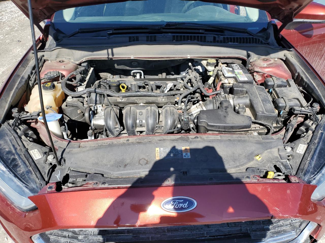 2014 Ford Fusion VIN 3FA6P0G7XER295906 Copart auction photo, front end / rear end damage thumbnail 11