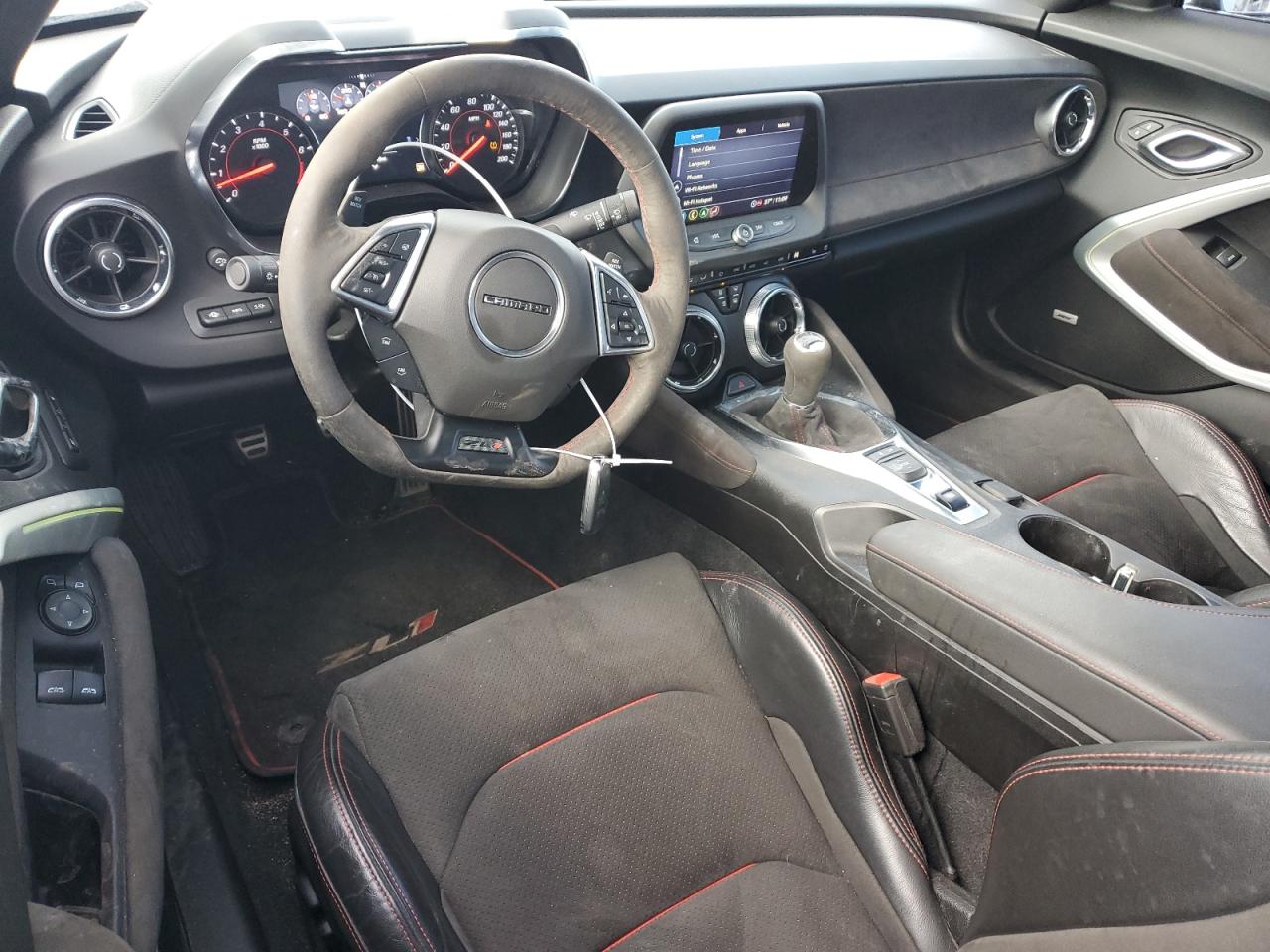 2021 Chevrolet Camaro VIN 1G1FJ1R60M0105348 Copart auction photo, vandalism / front end damage thumbnail 8