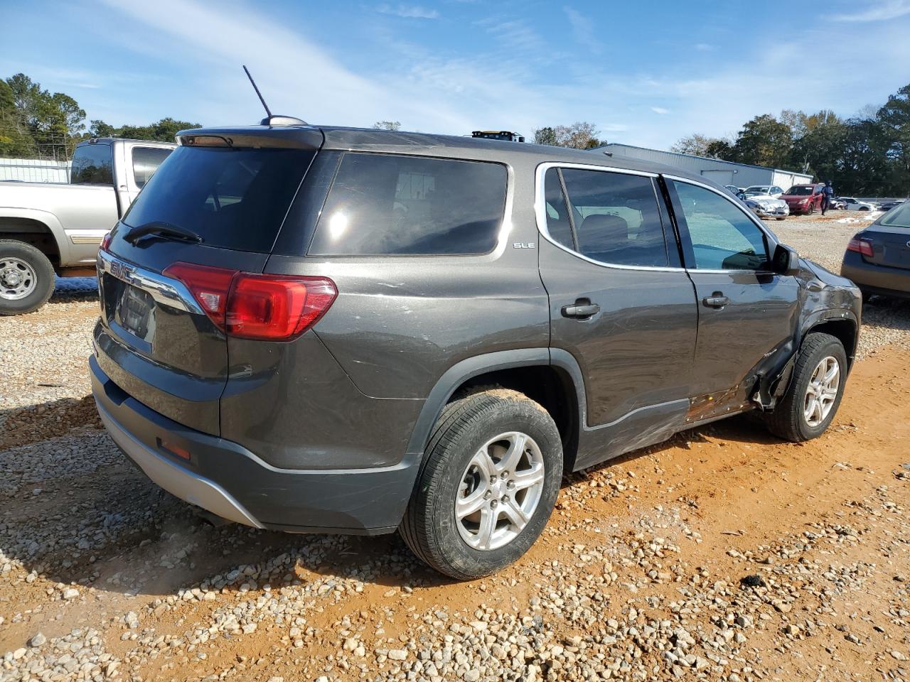 2019 GMC Acadia VIN 1GKKNKLA7KZ197763 Copart auction photo, all over damage thumbnail 3
