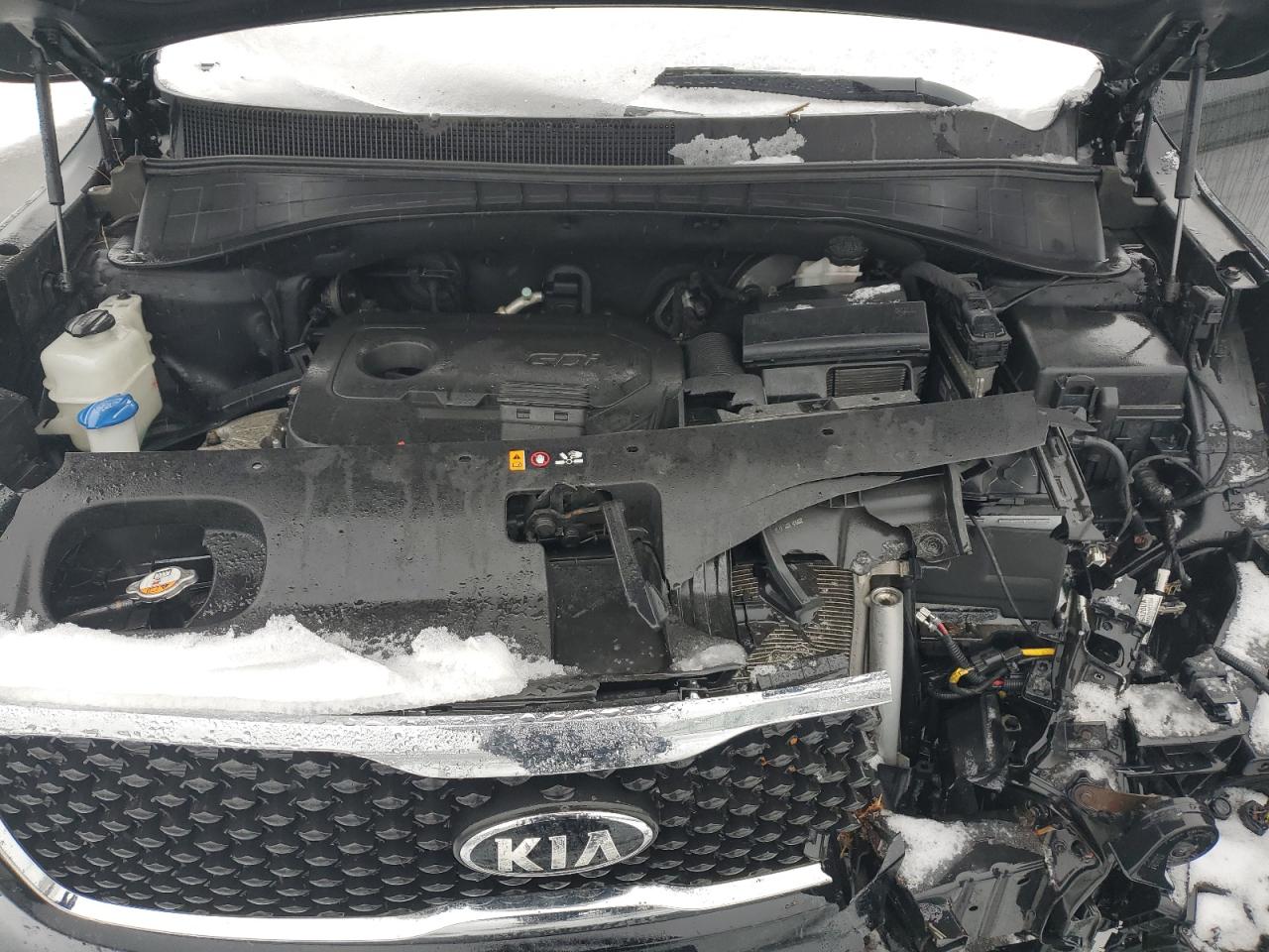 2016 KIA Sorento VIN 5XYPGDA31GG064580 Copart auction photo, front end damage thumbnail 13