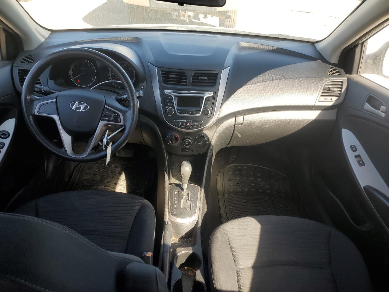 2015 Hyundai Accent VIN KMHCT5AEXFU199406 Copart auction photo, front end damage thumbnail 8