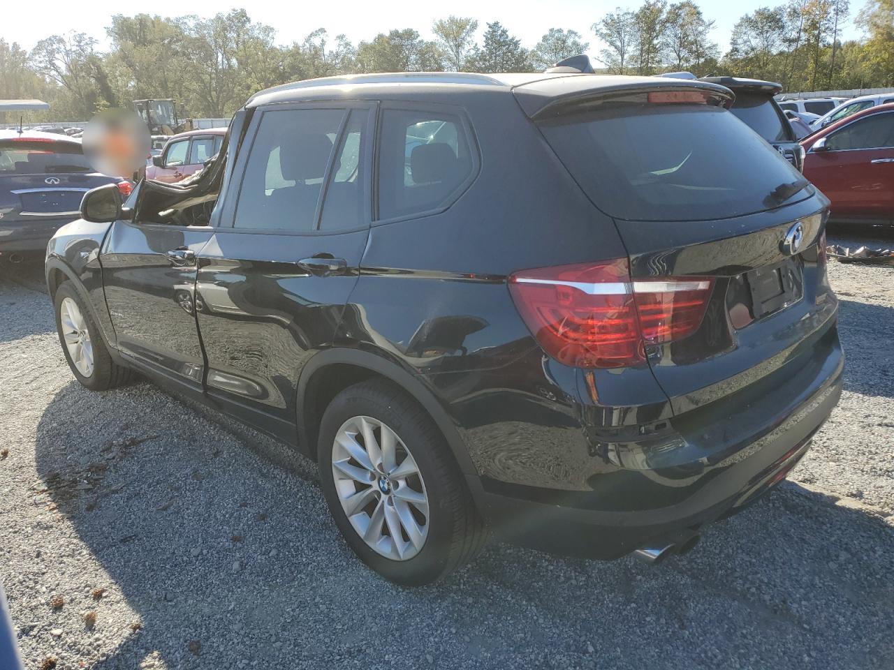 2017 BMW X3 VIN 5UXWZ7C31H0V87849 Copart auction photo, top/roof damage thumbnail 2