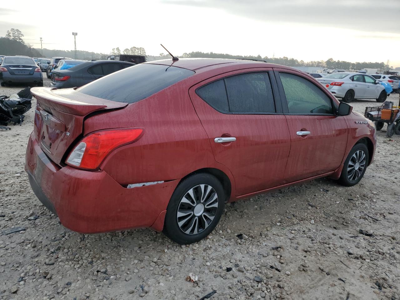 2019 Nissan Versa VIN 3N1CN7AP9KL837972 Copart auction photo, all over / water/flood damage thumbnail 3