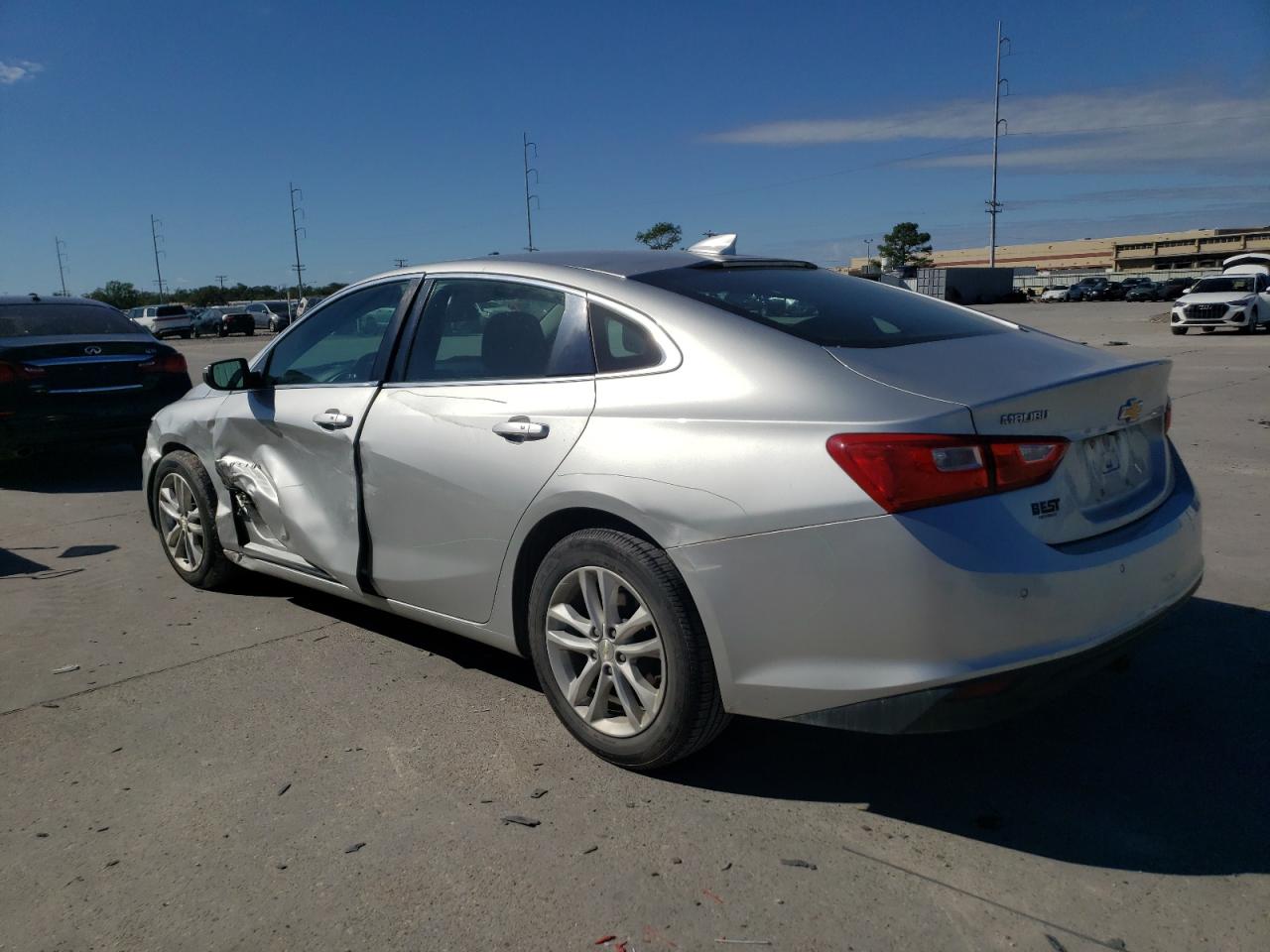 2018 Chevrolet Malibu VIN 1G1ZD5ST5JF213890 Copart auction photo, all over damage thumbnail 2