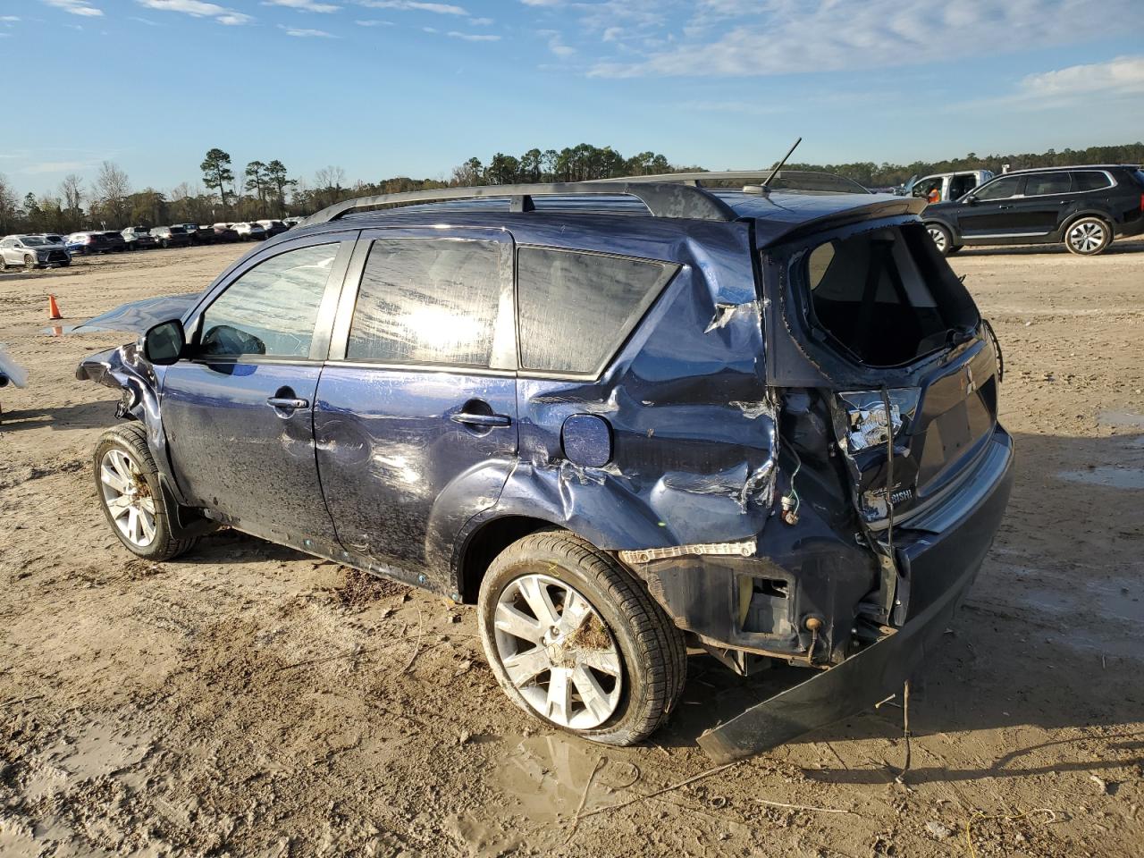 2012 Mitsubishi Outlander VIN JA4AS3AW2CU017182 Copart auction photo, all over / rear end damage thumbnail 2