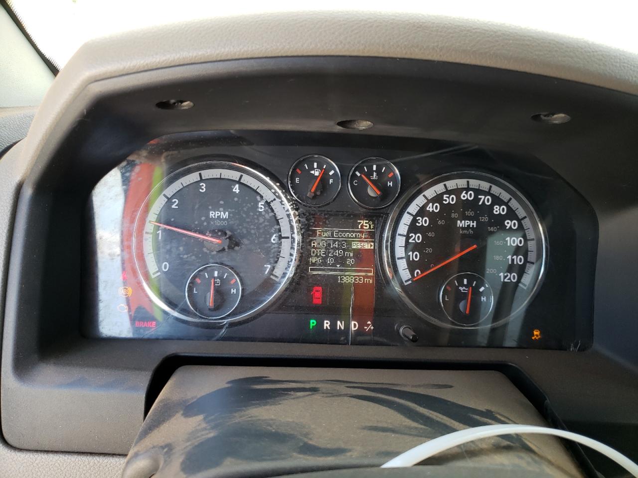2012 Dodge RAM VIN 1C6RD6FT2CS259671 Copart auction photo, front end / side damage thumbnail 9