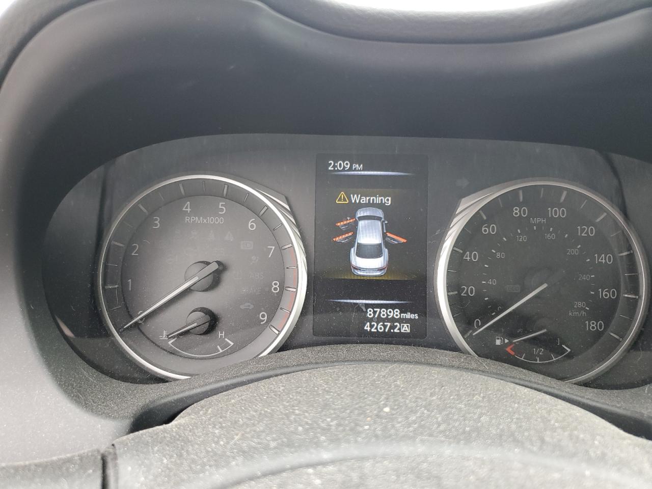 2018 Infiniti Q50 VIN JN1EV7AP1JM351377 Copart auction photo, side damage thumbnail 9