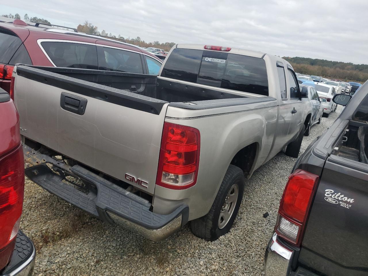 2009 GMC Sierra VIN 2GTEC29C891102251 Copart auction photo, rear end / minor dent/scratches damage thumbnail 3
