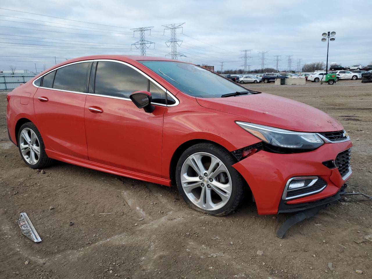 2017 Chevrolet Cruze VIN 1G1BF5SM9H7254919 Copart auction photo, front end / undercarriage damage thumbnail 4