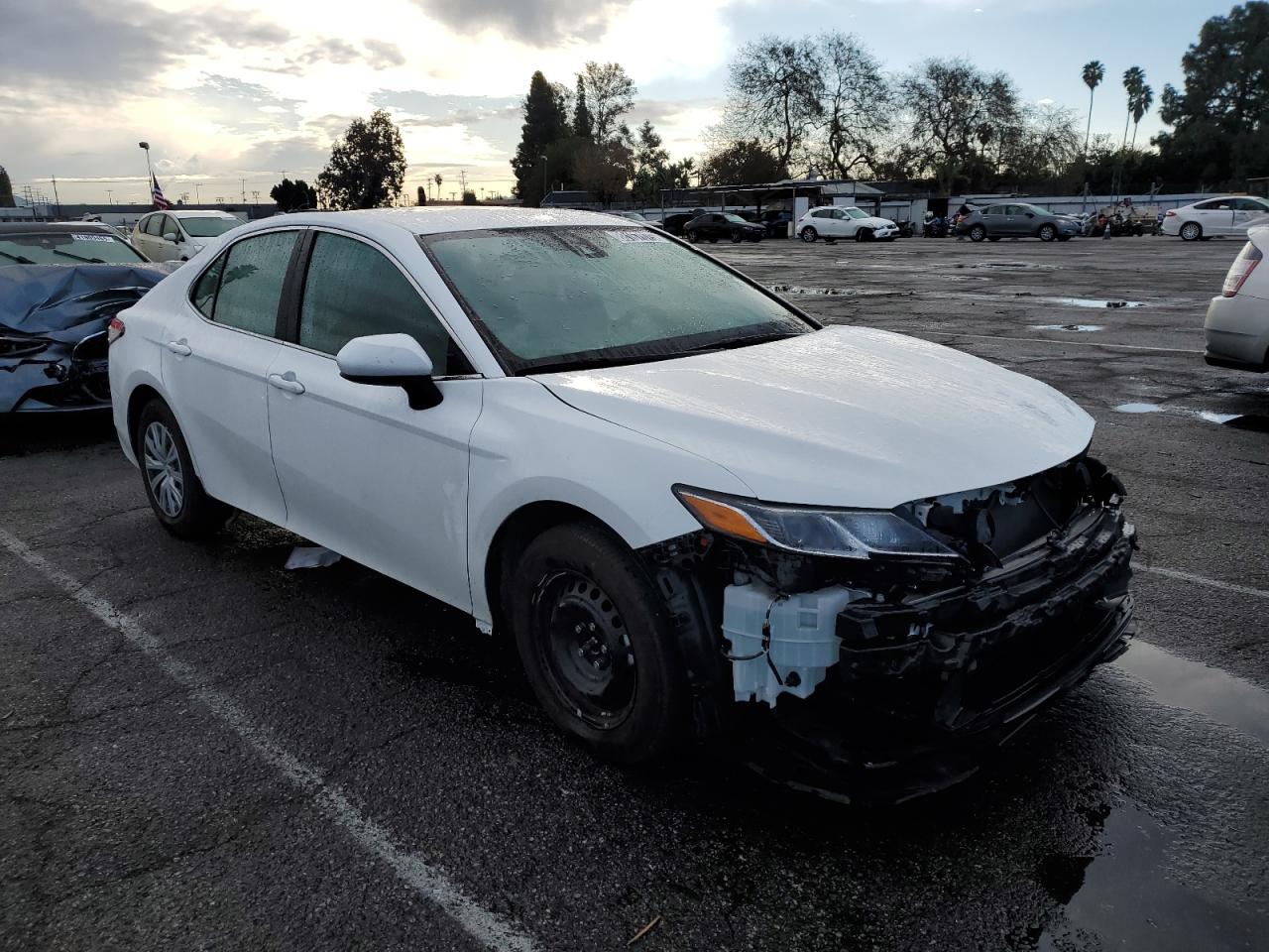 2023 Toyota Camry VIN 4T1C31AK2PU057826 Copart auction photo, front end / side damage thumbnail 4