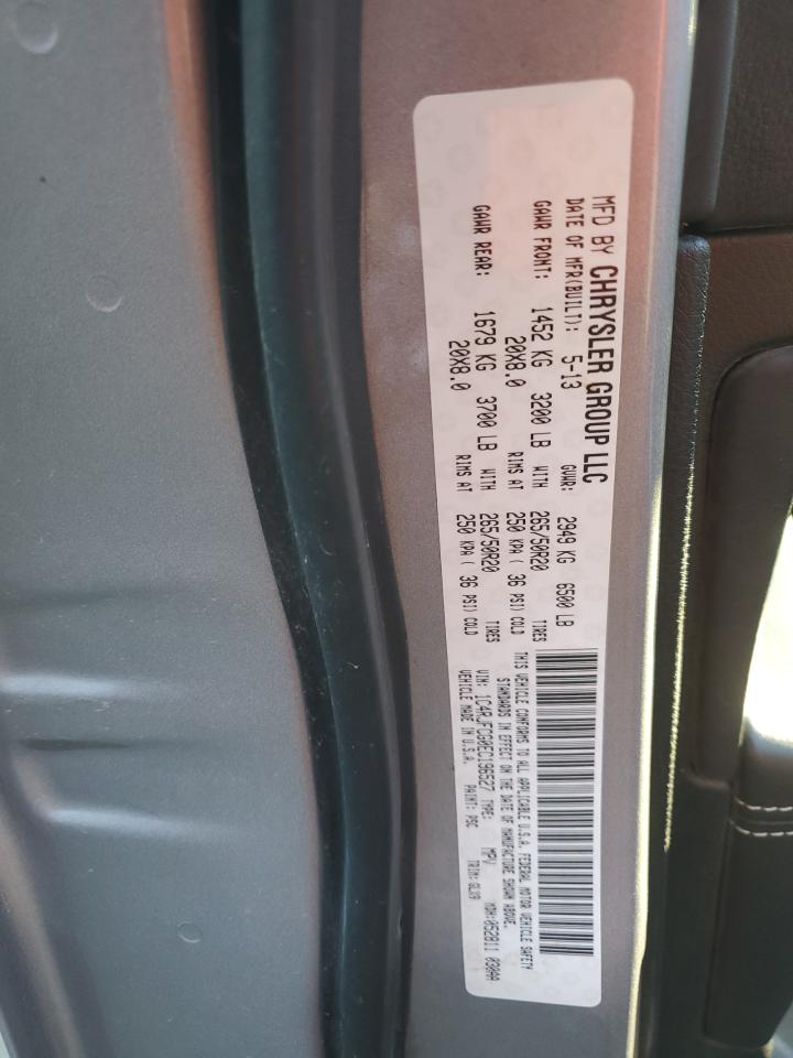 2014 Jeep Grand Cherokee VIN 1C4RJFCG0EC196527 Copart auction photo, front end damage thumbnail 13
