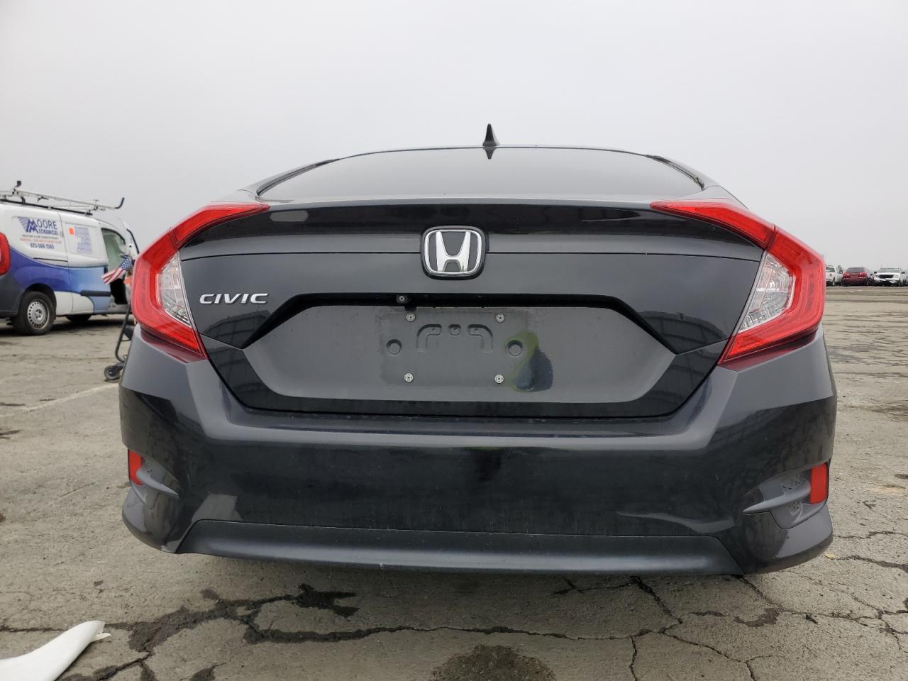 2017 Honda Civic VIN 19XFC2F75HE233358 Copart auction photo, all over damage thumbnail 6