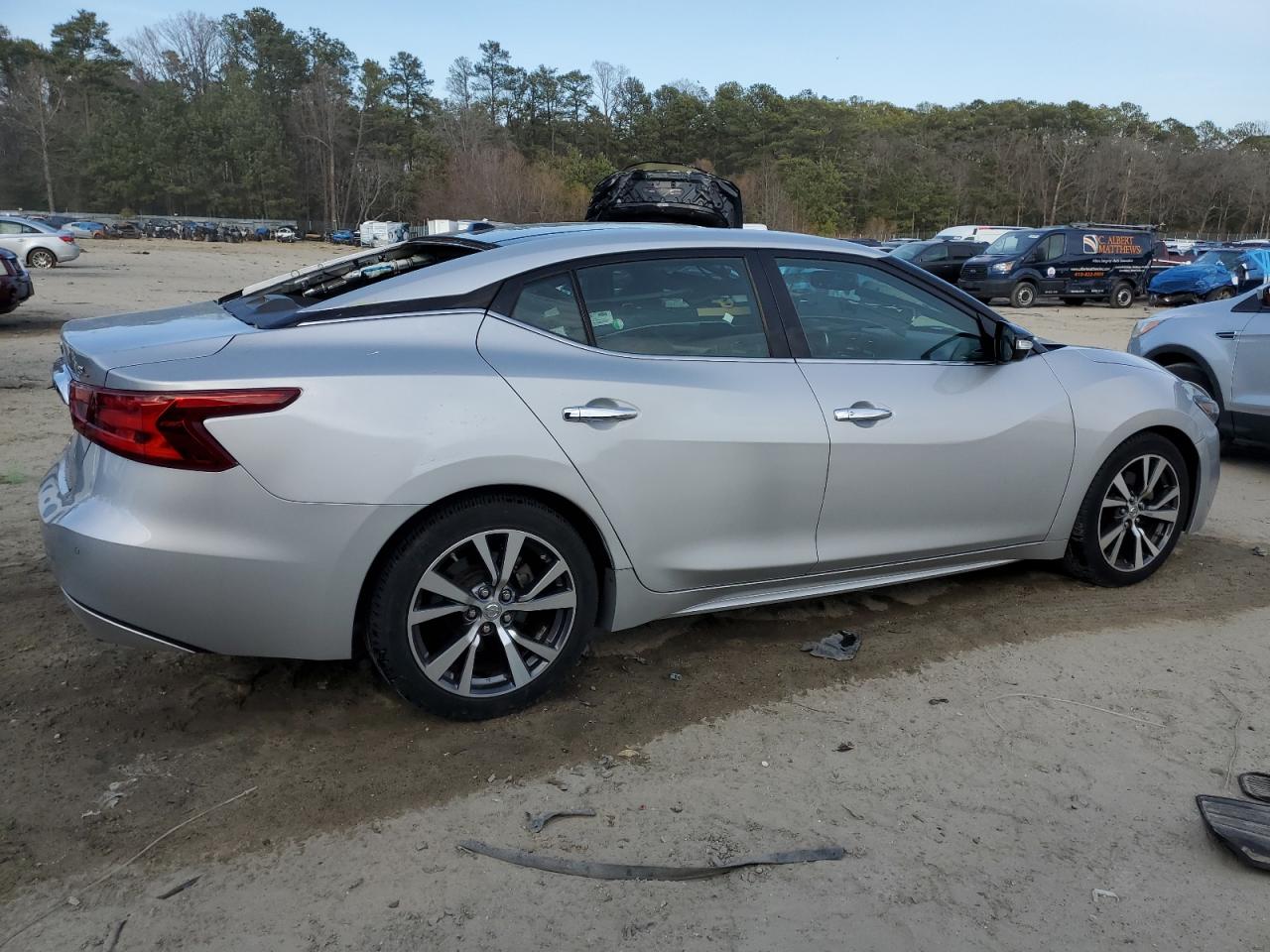 2017 Nissan Maxima VIN 1N4AA6AP1HC413769 Copart auction photo, vandalism damage thumbnail 3