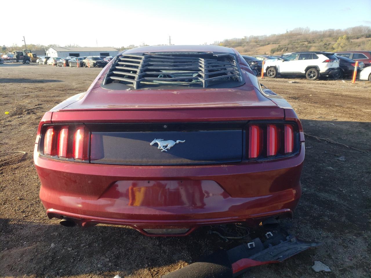 2015 Ford Mustang VIN 1FA6P8TH7F5417042 Copart auction photo, rear end / side damage thumbnail 6