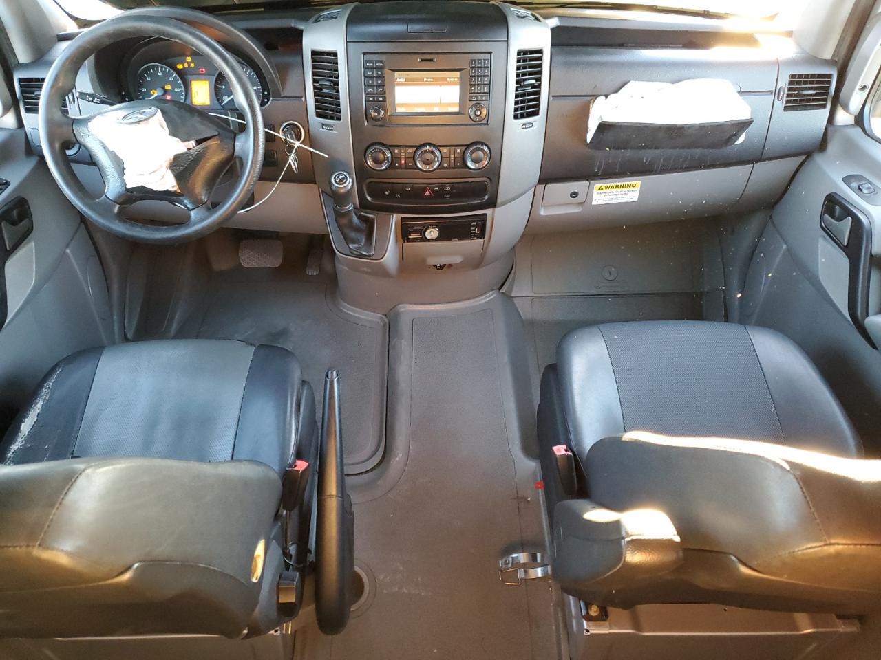 2017 Mercedes-Benz Sprinter VIN WDAPF1CDXHP400770 Copart auction photo, front end / mechanical damage thumbnail 8
