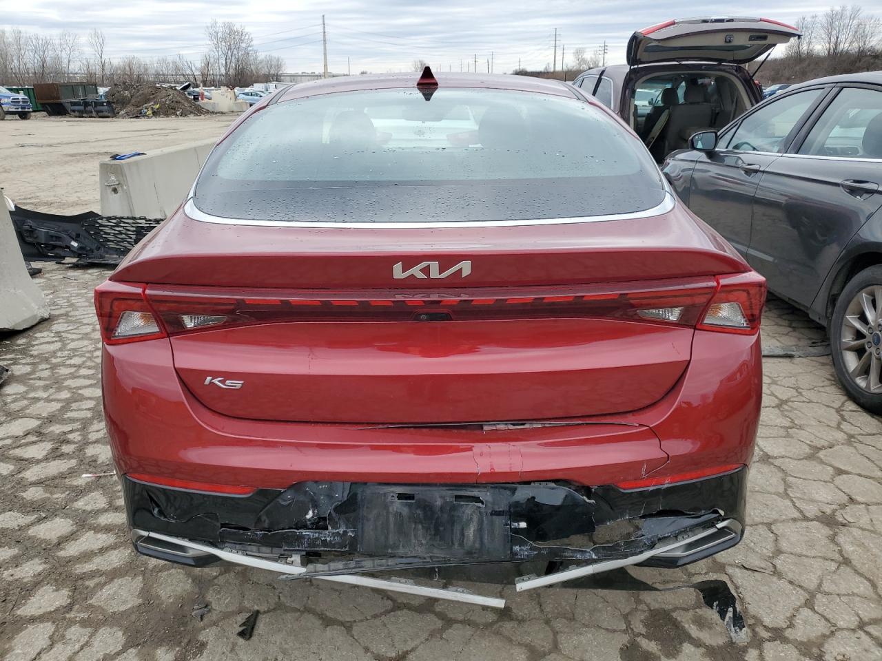 2022 KIA K5 VIN 5XXG14J23NG158566 Copart auction photo, front end / rear end damage thumbnail 6