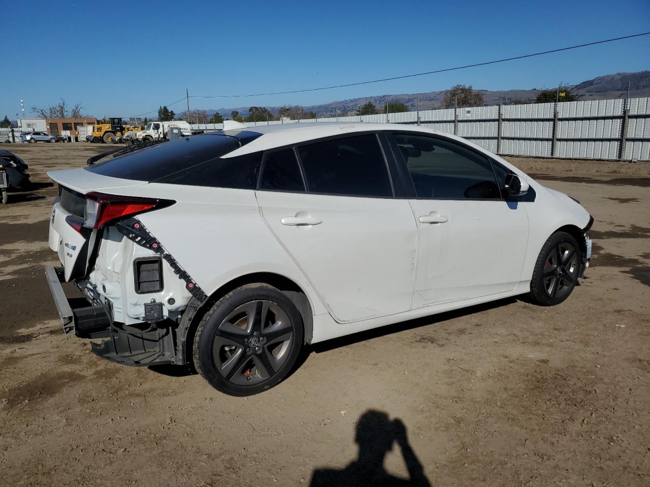 2019 Toyota Prius VIN JTDKARFU8K3069024 Copart auction photo, all over damage thumbnail 3