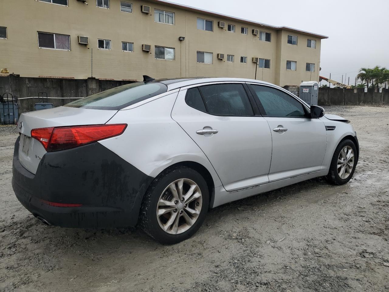 2013 KIA Optima VIN 5XXGN4A77DG163204 Copart auction photo, front end damage thumbnail 3
