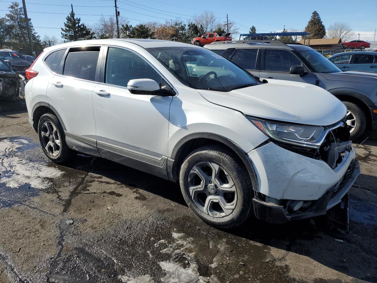 2019 Honda CR-V VIN JHLRW2H57KX009938 Copart auction photo, front end damage thumbnail 4