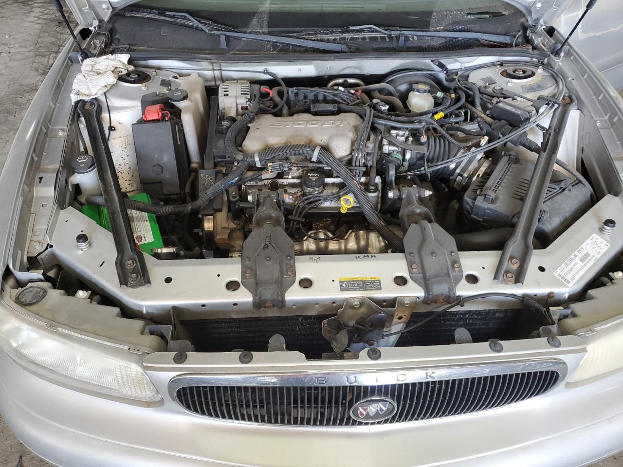 2002 Buick Century VIN 2G4WS52J321239293 Copart auction photo, mechanical / hail damage thumbnail 11