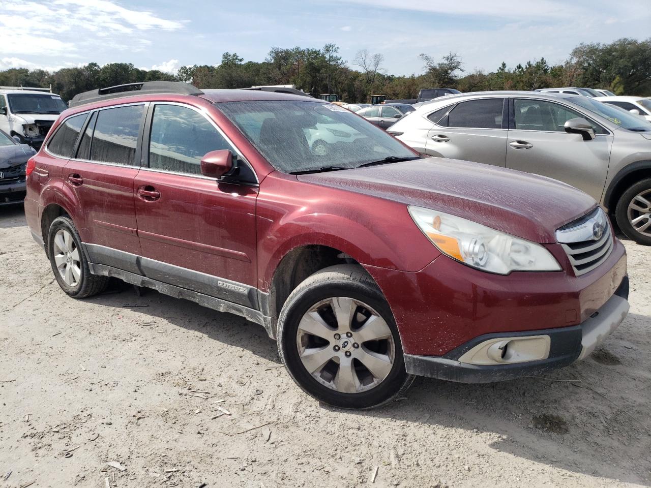 2012 Subaru Outback VIN 4S4BRCKC2C3277142 Copart auction photo, mechanical / front end damage thumbnail 4
