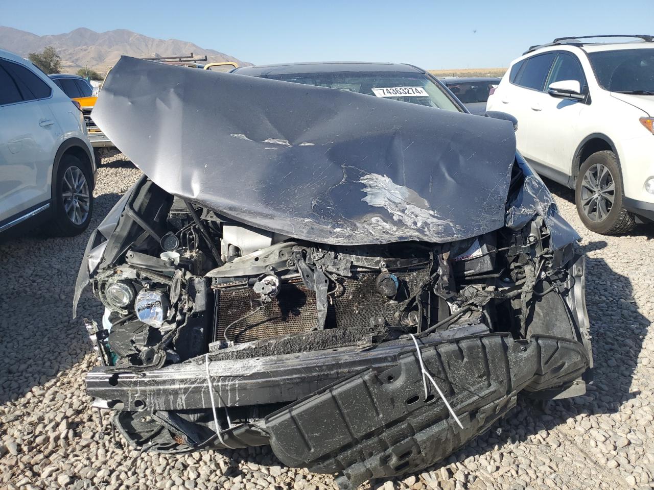 2015 Lexus ES VIN JTHBK1GG7F2184280 Copart auction photo, front end / rear end damage thumbnail 5