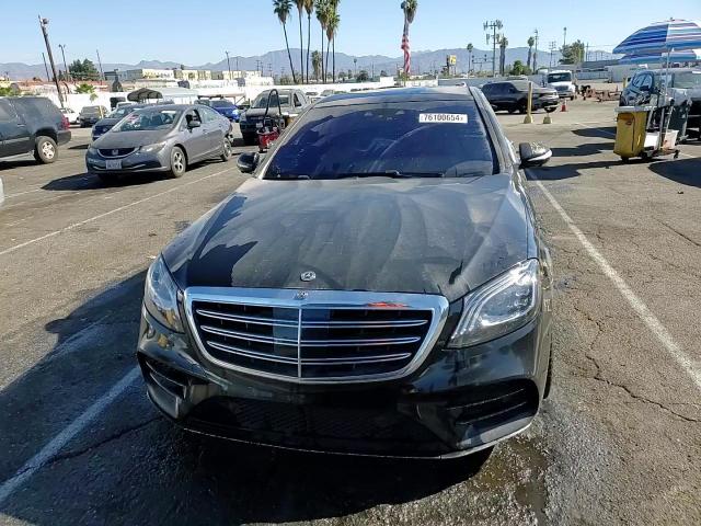 2018 Mercedes-Benz S-klasse VIN WDDUG8DB3JA416844 Copart auction photo, rear end / side damage thumbnail 11