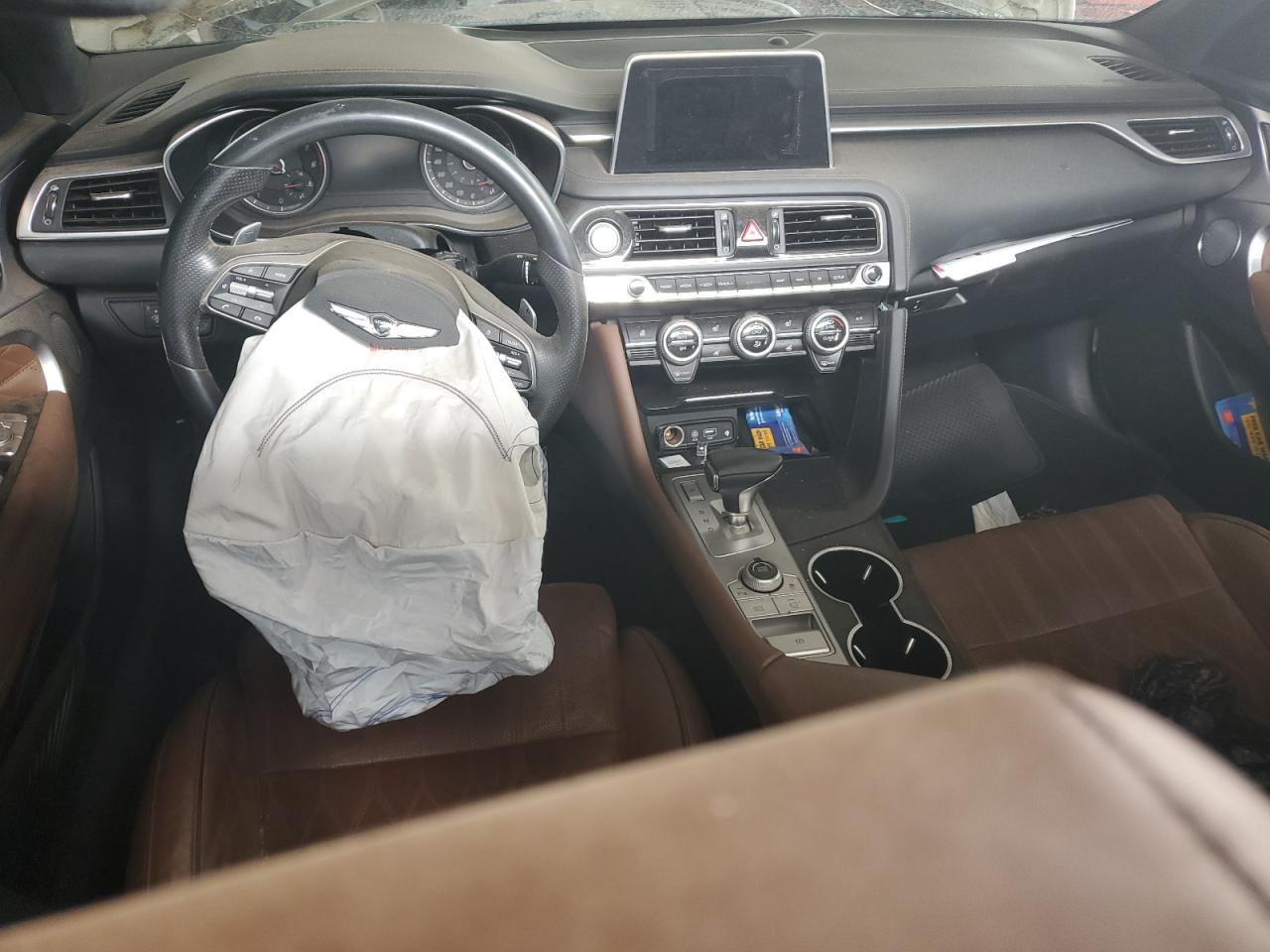 2020 Genesis G70 VIN KMTG34LE6LU050968 Copart auction photo, all over damage thumbnail 8