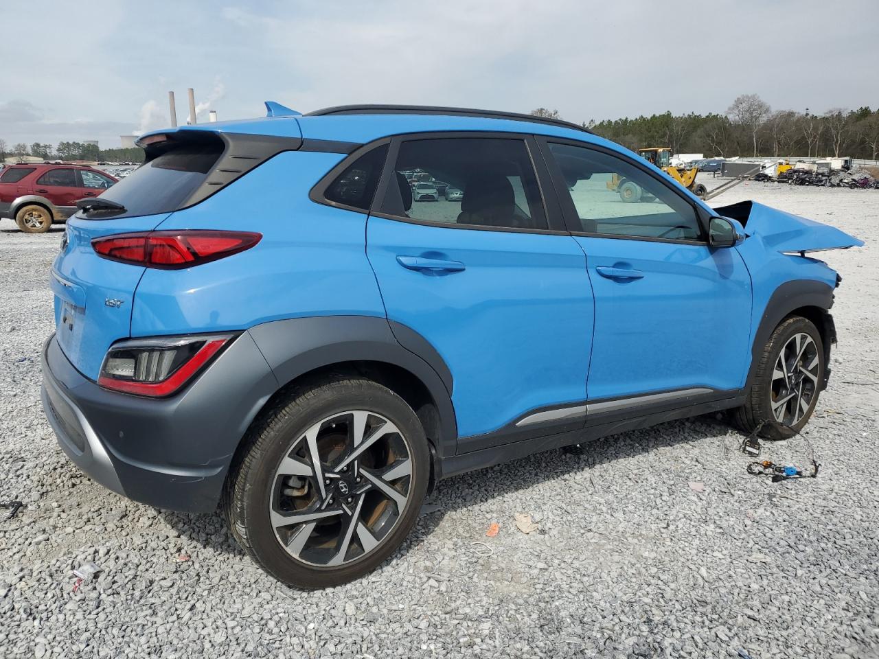2022 Hyundai Kona VIN KM8K53A32NU794399 Copart auction photo, front end damage thumbnail 3
