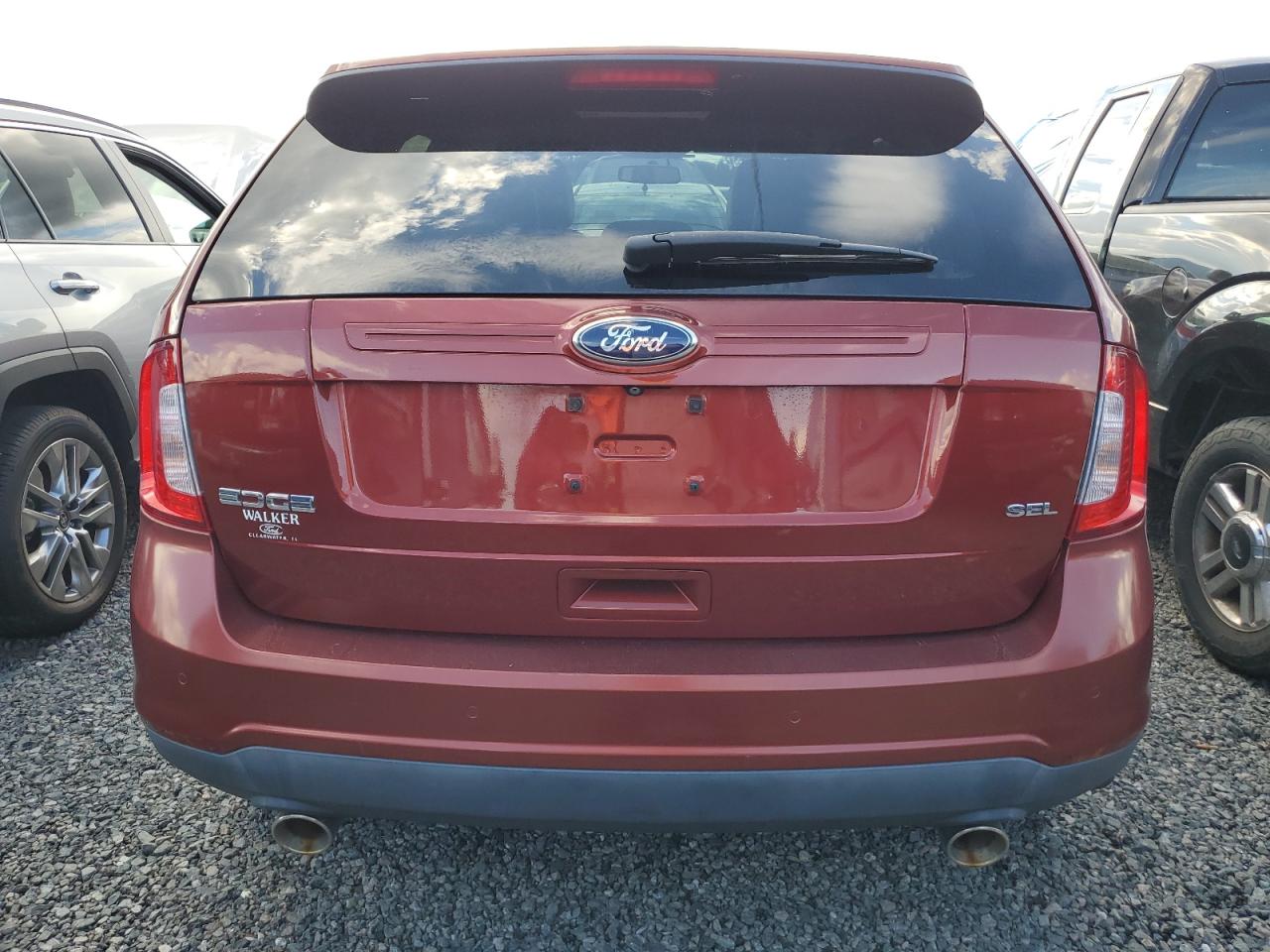 2014 Ford Edge VIN 2FMDK3JC1EBA93926 Copart auction photo, water/flood damage thumbnail 6